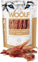 Produktbild von WOOLF Chicken Jerky Bars Hähnchenriegel für Hunde Adult Glutenfrei mit hohem Fleischanteil 100g - 100 g