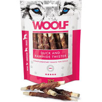 Produktbild von WOOLF Kausnack Duck and Rawhide Twister Ente für Hunde Adult 100g - 100 g