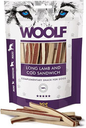 Woolf Kausnack Lamm und Kabeljau Sandwich für Hunde Adult glutenfrei 100g - 100 g – Bild 1 von 9