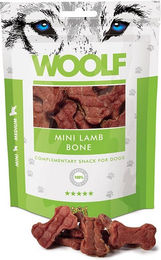 Produktbild von WOOLF Mini Lamb Bone Trockenfleisch Lamm kleine Würfel für Hunde Adult 100g glutenfrei mit hohem Fleischanteil