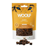 Produktbild von Woolf Rabbit Soft Cubes Hundeleckerlis Kaninchen glutenfrei für Welpen 100 g - 100 g