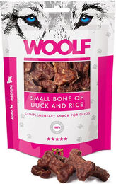 Woolf Small Bone Belohnungssnack für kleine Hunde mit Ente und Reis glutenfrei 100g - 100 g – Bild 1 von 8