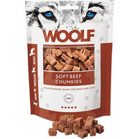 Produktbild von WOOLF Soft Beef Chunkies Hundesnacks Rindfleischhäppchen getreidefrei 100g - 100 g