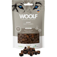 Produktbild von WOOLF Soft Cubes Goat Monoprotein weiche Ziegenwürfel getreidefrei und glutenfrei 100g - 100 g