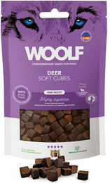 Produktbild von WOOLF Soft Cubes Hirsch Monoprotein weiche Belohnungssnacks getreidefrei und glutenfrei 100g - 100 g