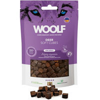 Produktbild von WOOLF Soft Cubes Hirsch Monoprotein weiche Belohnungssnacks getreidefrei und glutenfrei 100g - 100 g