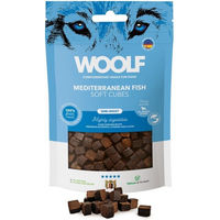Produktbild von WOOLF Soft Cubes Mediterranean Fish Getreidefreier Belohnungssnack für Hunde 100g - 100 g