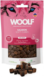 Produktbild von WOOLF Soft Cubes Salmon Getreidefreier Belohnungssnack mit Lachs für Hunde und Katzen 100g - 100 g