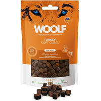 Produktbild von Woolf Soft Cubes Truthahn Hundeleckerlis glutenfrei für Welpen 100g - 100 g