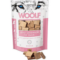 Produktbild von WOOLF Soft Sandwich Ente und Kabeljau Belohnungssnack für Hunde glutenfrei ohne Konservierungsstoffe 100g - 100 g