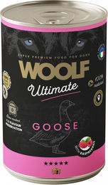 Produktbild von WOOLF Ultimate Adult Hundefutter Gans mit Himbeeren 400g Hypoallergen und Glutenfrei