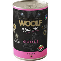 Produktbild von WOOLF Ultimate Adult Hundefutter Gans mit Himbeeren 400g Hypoallergen und Glutenfrei