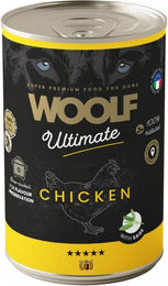 Produktbild von WOOLF Ultimate Adult Hundefutter Huhn mit Salbei Pastete glutenfrei mit hohem Fleischanteil 400g