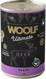 Produktbild von WOOLF Ultimate Adult Hundefutter Mousse mit Wild und Heidelbeeren glutenfrei 400g