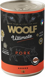 Produktbild von WOOLF Ultimate Adult Hundefutter Schwein mit Leinsamenöl glutenfrei 400g