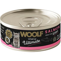 Produktbild von WOOLF Wild Cat Ultimate Kitten Lachs Paté glutenfrei 85g