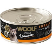 Produktbild von WOOLF Wild Cat Ultimate Turkey Pate Katzenpastete mit Truthahn glutenfrei 85g