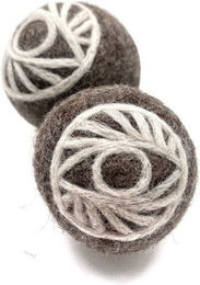 Wooliie All-Seeing Eye Ball Handgefertigtes Spielzeug aus 100 % naturbelassener Schurwolle – Bild 1 von 2