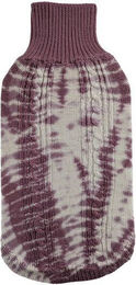 Wooliie Rose Rift Hundepullover aus 100 % Merinowolle in Rosa mit Zopfmuster – Bild 1 von 1