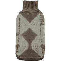 Produktbild von Wooliie Sand Vibe Hundepullover aus 100 % Merinowolle in Beige, handgefertigt und pflanzlich gefärbt, Größe XX-Small