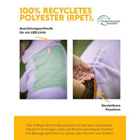 Produktbild von Woolly Wolf Alpha 360 Fleece Hundepullover für kleine Hunde Gr. 27 Lavendel aus recycelten Materialien