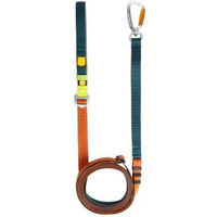Produktbild von Woolly Wolf Color Block Multi-Use Hundeleine Terracotta Mix aus recyceltem Polyester mit Reflektierung, verstellbar 170 bis 300 cm