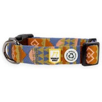 Produktbild von Woolly Wolf Halsband Nightless Night für kleine Hunde aus recyceltem Polyester Grösse XS Bunt