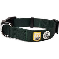 Produktbild von WOOLLY WOLF Hundehalsband Adventure evergreen aus Polyester in Grün, Breite 2,5 cm, Länge 40-65 cm