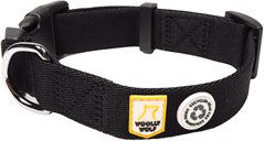 Produktbild von WOOLLY WOLF Hundehalsband Adventure raven black aus Polyester Schwarz Grösse 25-35 cm Breite 2 cm