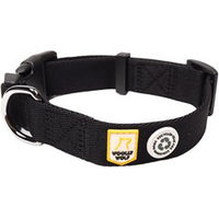 Produktbild von WOOLLY WOLF Hundehalsband Adventure raven black aus Polyester Schwarz Grösse 25-35 cm Breite 2 cm