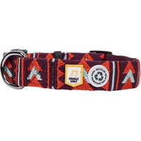 Produktbild von Woolly Wolf Hundehalsband Explorer Polar Night Blau Bunt Größe L aus Polyester