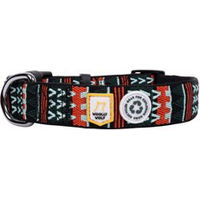 Produktbild von Woolly Wolf Hundehalsband Explorer Woodland aus Polyester Grösse S Bunt