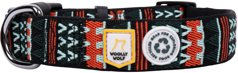 Woolly Wolf Hundehalsband Explorer Woodland Bunt aus Polyester Grösse M – Bild 1 von 3