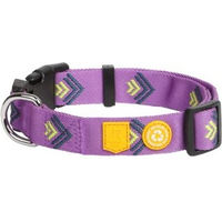 Produktbild von Woolly Wolf Hundehalsband Northern Lights Lila Polyester Größe L