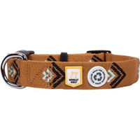 Produktbild von Woolly Wolf Hundehalsband Sea to Summit aus recyceltem Polyester Gr. L Braun