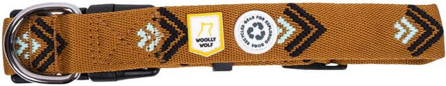 Woolly Wolf Hundehalsband Sea To Summit aus recyceltem Polyester Grösse M für mittelgroße Hunde – Bild 1 von 9