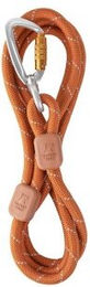 Woolly Wolf Hundeleine Rope Terracotta Mix 1,80 m aus recyceltem Polyester mit reflektierendem Material und Aluminium-Drehverschluss-Karabiner – Bild 1 von 5