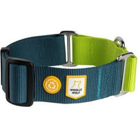 Produktbild von Woolly Wolf Martingale Erziehungshalsband Color Block Deep Teal Mix Größe S