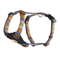 Produktbild von Woolly Wolf Nightless Night Hundegeschirr aus recyceltem Polyester XS