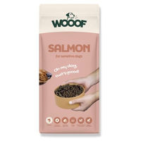Produktbild von WOOOF Hundefutter Lachs Hypoallergenes Kaltgepresstes Trockenfutter mit Fisch 18kg