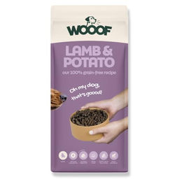 WOOOF Hundefutter Trockenfutter Lamm Kartoffel Hypoallergen Getreidefrei für Adult Hunde 14 kg – Bild 1 von 5