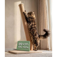 Produktbild von WOOWOOD Kratzsäule XXL 89 cm aus Holz mit robustem Sisal für Katzen