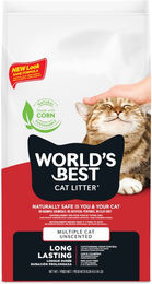 World's Best Katzenstreu für mehrere Katzen parfümfrei 6,8 kg – Bild 1 von 1