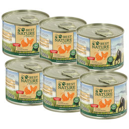 World's Best Nassfutter für Katzen Adult Geflügel mit Leber und Haferflocken 6x 200g mit hohem Fleischanteil und ohne Zucker – Bild 1 von 6