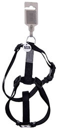 Produktbild von Wouapy Basic Line Hundegeschirr verstellbar Schwarz 32/45 cm - 1 Stk.