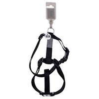 Produktbild von Wouapy Basic Line Hundegeschirr verstellbar Schwarz 74/117 cm