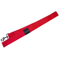 Produktbild von Wouapy Basic Line Hundeleine aus Nylon in Rot mit 12 mm Breite und 120 m Länge - 120 cm