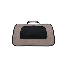 Produktbild von Wouapy Faltbare Transporttasche für Katzen und kleine Hunde in Beige 40x24x25 cm