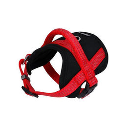 Produktbild von Wouapy Hunde Komfortgeschirr Protect L Schwarz aus Nylon wasserabweisend