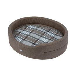 Produktbild von Wouapy Hundebett Basket Kariert Braun Bunt Größe 44 aus Polyester